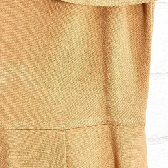 LPA x Revolve Camel Cold Shoulder Fit & Flare Dress Women's Size XS NWT - Picture 10 of 10